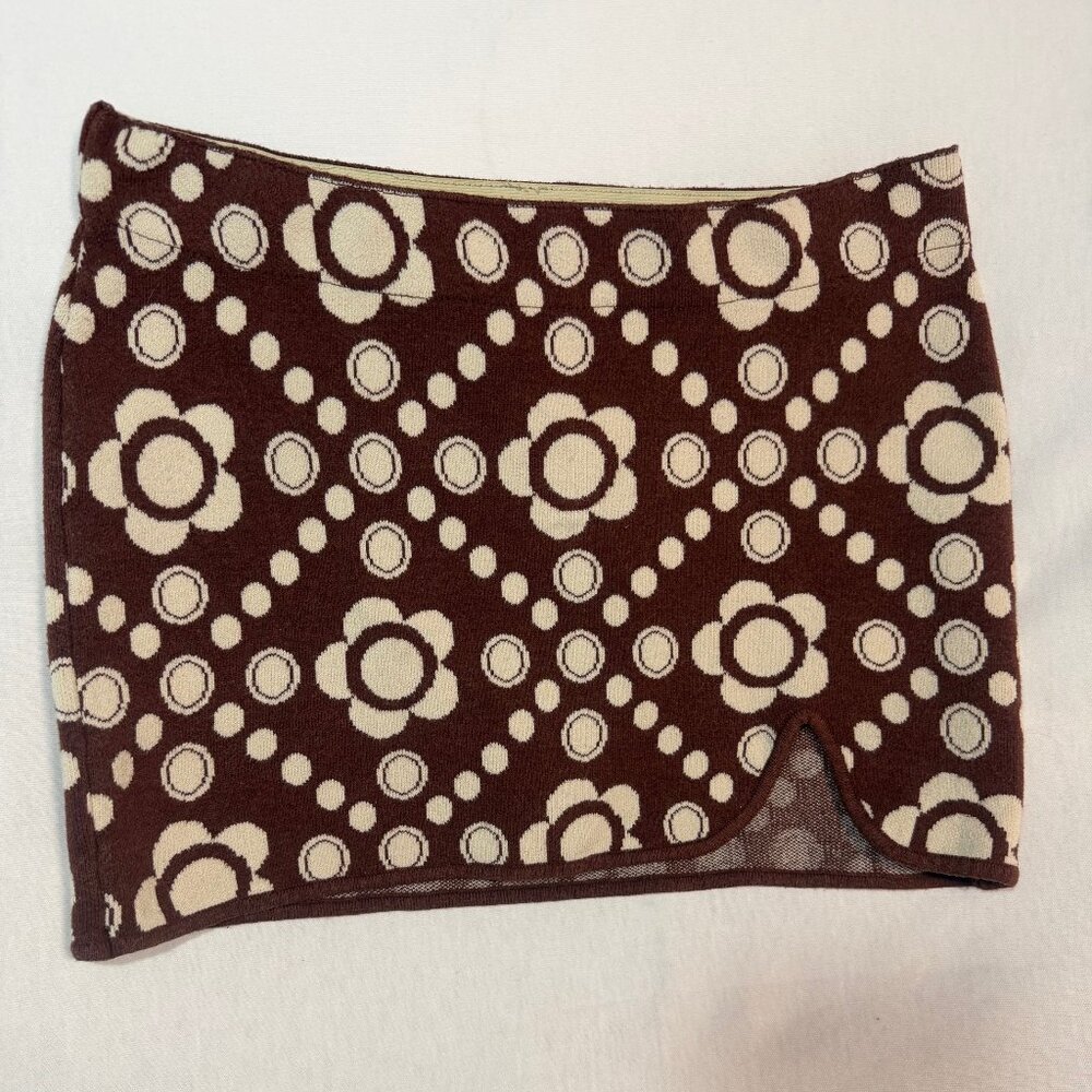 Urban Outfitters Mini Skirt Women’s S Retro Print Elastic Waist Y2K - Picture 2 of 8